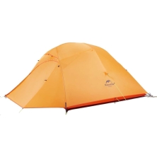 Палатка Naturehike Cloud Up 3 210T NH18T030-T трехместная сверхлегкая с ковриком, оранжевый