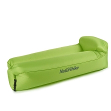 Ламзак надувной Naturehike NH20FCD06 20FCD двухслойный с подушкой зеленый
