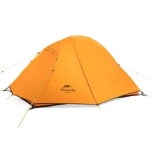 Палатка Naturehike сверхлегкая + коврик NH18A180-D, оранжевый