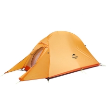 Палатка сверхлегкая  Naturehike Сloud up 1 NH18T010-T одноместная с ковриком, оранжевый