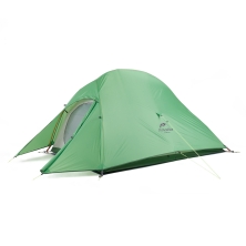 Палатка 1-местная Naturehike сверхлегкая + коврик Сloud up NH18T010-T, 20D , зеленый
