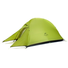 Палатка 1-местная Naturehike сверхлегкая + коврик Сloud up NH18T010-T, 20D , светло-зеленый