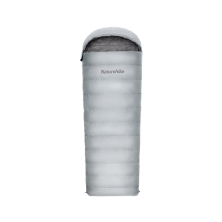 Ультралёгкий спальный мешок Naturehike RM80 Series Утиный пух Grey Size L, молния слева 6927595707210L