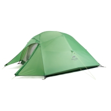 Палатка 3-местная Naturehike сверхлегкая + коврик Сloud up NH18T030-T, 20D , зеленый