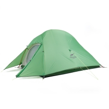 Палатка Naturehike Сloud up 2 210T NH17T001-T двухместная с ковриком, зеленая, 6927595730577